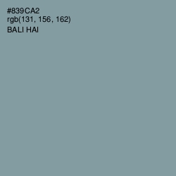 #839CA2 - Bali Hai Color Image