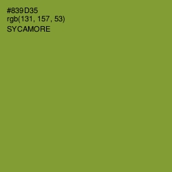 #839D35 - Sycamore Color Image