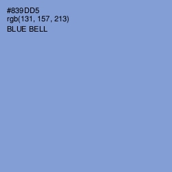 #839DD5 - Blue Bell Color Image