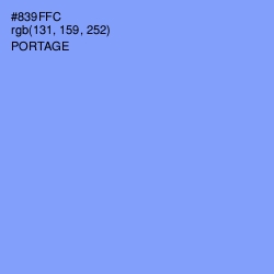#839FFC - Portage Color Image