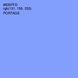 #839FFD - Portage Color Image