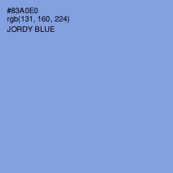 #83A0E0 - Jordy Blue Color Image