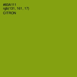 #83A111 - Citron Color Image