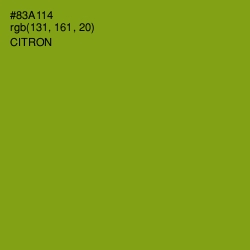 #83A114 - Citron Color Image