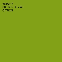 #83A117 - Citron Color Image