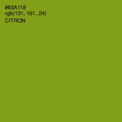 #83A118 - Citron Color Image