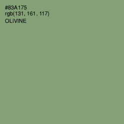 #83A175 - Olivine Color Image