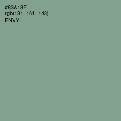 #83A18F - Envy Color Image