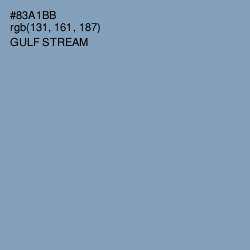 #83A1BB - Gulf Stream Color Image