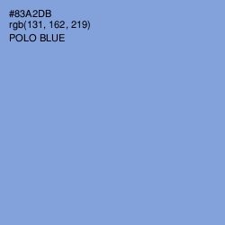 #83A2DB - Polo Blue Color Image