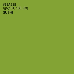 #83A335 - Sushi Color Image