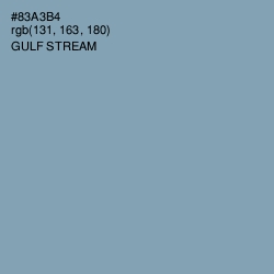 #83A3B4 - Gulf Stream Color Image