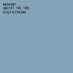 #83A3B7 - Gulf Stream Color Image