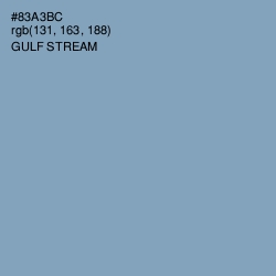 #83A3BC - Gulf Stream Color Image