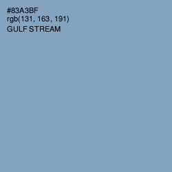 #83A3BF - Gulf Stream Color Image