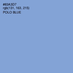 #83A3D7 - Polo Blue Color Image