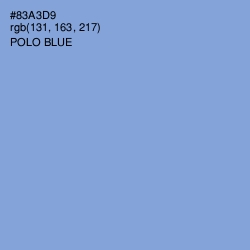#83A3D9 - Polo Blue Color Image