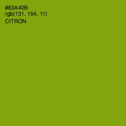 #83A40B - Citron Color Image