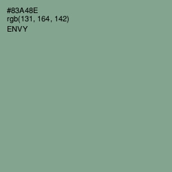 #83A48E - Envy Color Image
