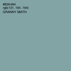 #83A4A4 - Granny Smith Color Image