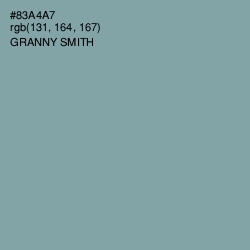 #83A4A7 - Granny Smith Color Image