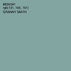 #83A5A1 - Granny Smith Color Image