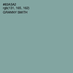 #83A5A2 - Granny Smith Color Image