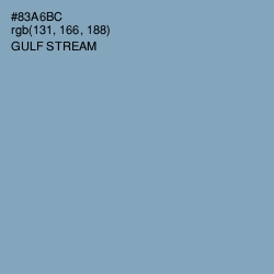 #83A6BC - Gulf Stream Color Image