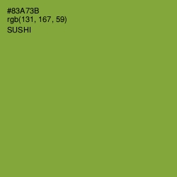 #83A73B - Sushi Color Image