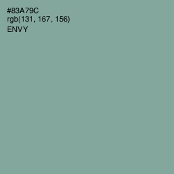 #83A79C - Envy Color Image