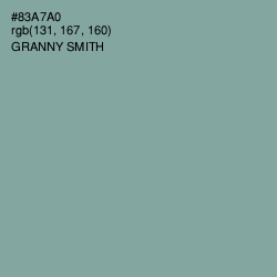 #83A7A0 - Granny Smith Color Image