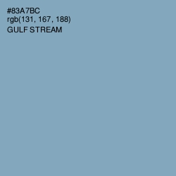 #83A7BC - Gulf Stream Color Image