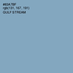 #83A7BF - Gulf Stream Color Image