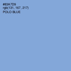 #83A7D9 - Polo Blue Color Image