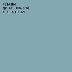 #83A8B4 - Gulf Stream Color Image