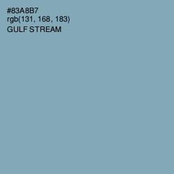 #83A8B7 - Gulf Stream Color Image