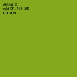 #83A91C - Citron Color Image
