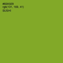 #83A929 - Sushi Color Image