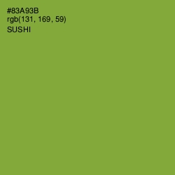#83A93B - Sushi Color Image
