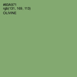 #83A971 - Olivine Color Image