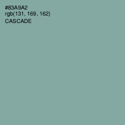 #83A9A2 - Cascade Color Image