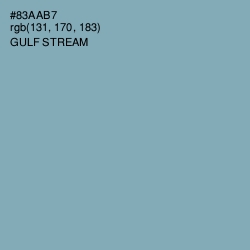 #83AAB7 - Gulf Stream Color Image