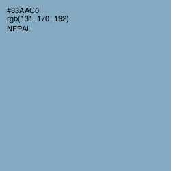 #83AAC0 - Nepal Color Image