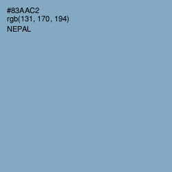 #83AAC2 - Nepal Color Image