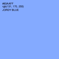 #83AAFF - Jordy Blue Color Image