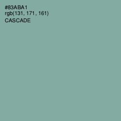 #83ABA1 - Cascade Color Image