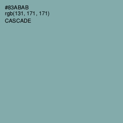 #83ABAB - Cascade Color Image