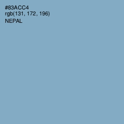 #83ACC4 - Nepal Color Image