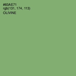 #83AE71 - Olivine Color Image