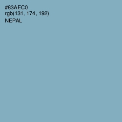 #83AEC0 - Nepal Color Image